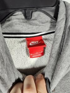 2000'S Nike Team Logo Sweatshirt, Men's Size L cotton Charcoal Vintage Second Hand